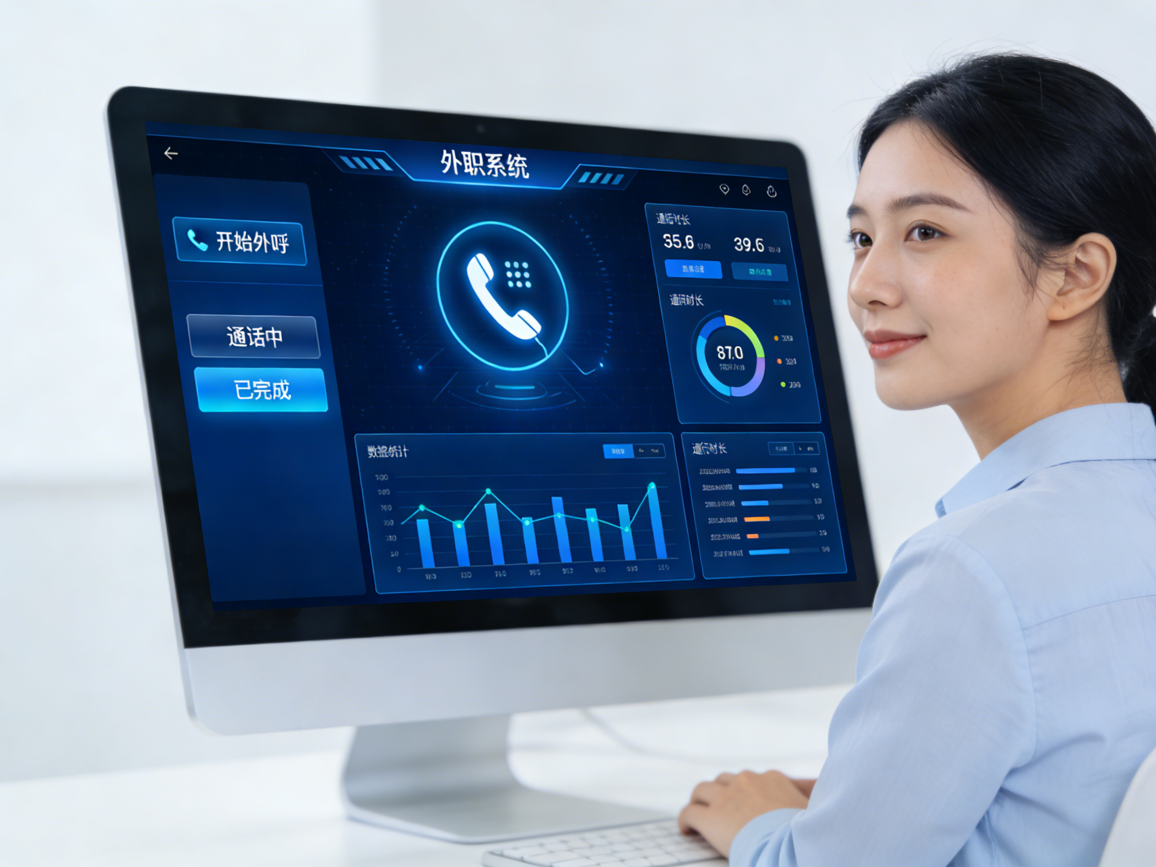 外呼系统界面